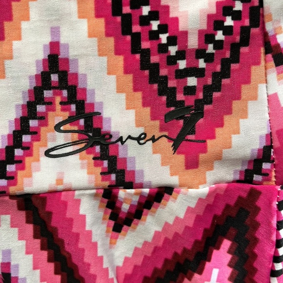 Seven7 - Pink/Red/White/Black Sundress - Picture 2 of 3